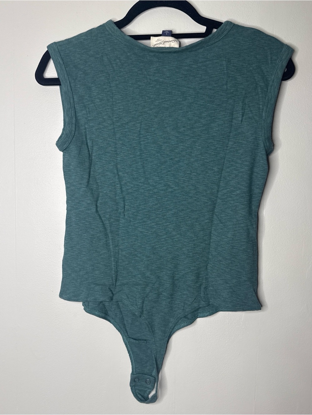 Universal Thread Sleeveless Teal-Green Bodysuit Top
